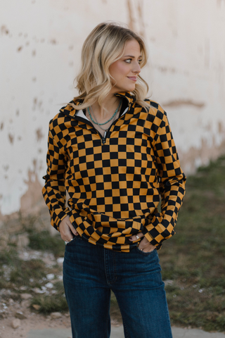 Pep Rally Pullover - Gold