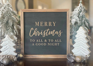 Hearts Be/Merry Christmas Frame (Reversible)