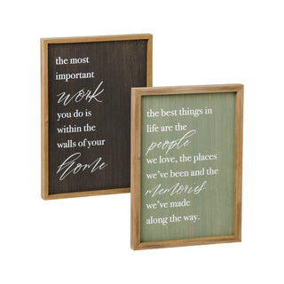 Best Things in Life Frame (Reversible)