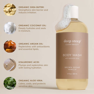 Vanilla Coconut Gentle Hydrating Body Wash 17oz