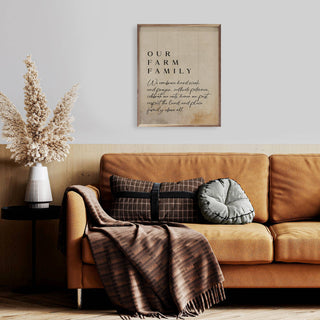 Our Farm Family Frame