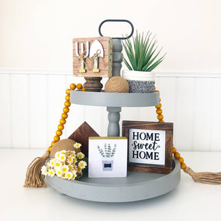 Foundations Decor Tiered Tray -  Round 15"