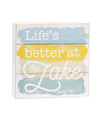 Lake Box Sign, Assorted