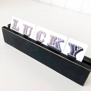 Foundations Decor Scrabble Tile Holders