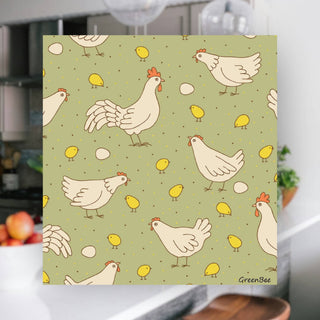 Spring Theme Swedish Dishclothes