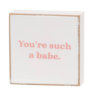 Valentine's Kinda Obsessed 2” Square Block