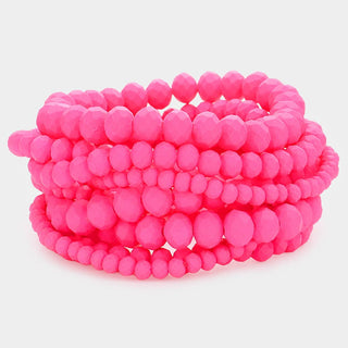 Faceted Beaded Bracelet