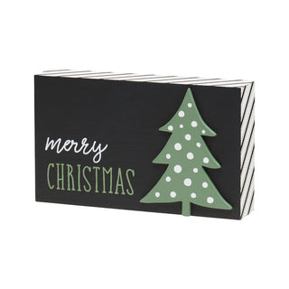 Merry Christmas 3D Block