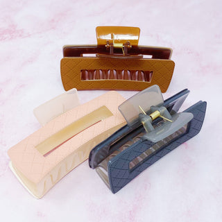 Quilted Hair Claw Clip