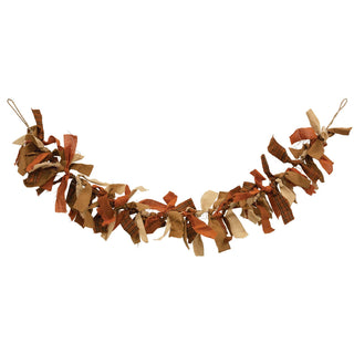 Primitive Fall Colors Rag Garland