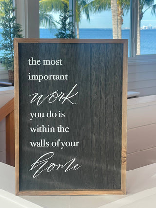 Best Things in Life Frame (Reversible)