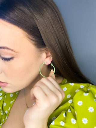 Candy Pop Hoop Earrings