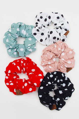 C.C Polka Dot Scrunchie