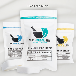 Dye-Free Shower Steamer Minis – Essential Oil (2-Pack)