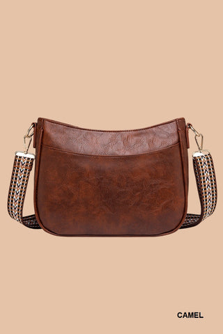 VEGAN LEATHER MESSENGER BAG