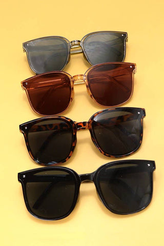 OVERSIZED ACETATE SUNGLASSES