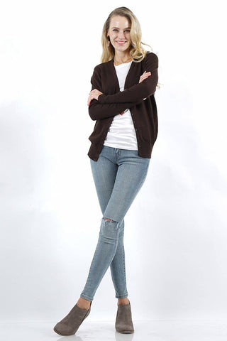 Button-Up Sweater Cardigan
