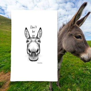 Don't Be An A-- Donkey Kitchen Towel | Tea Towels