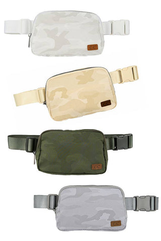 C.C Water Proof Camo Mini Fanny Belt Bag