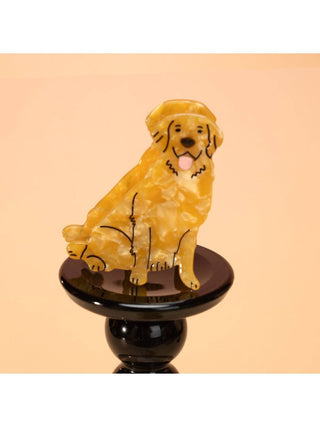 Yellow Dog Hair Clip