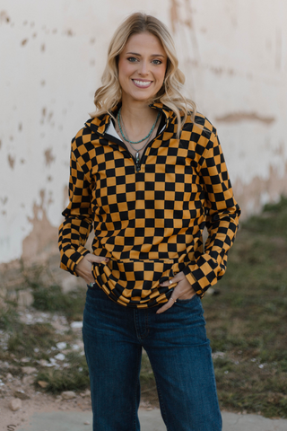 Pep Rally Pullover - Gold