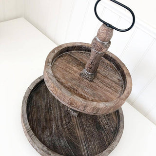 Foundations Decor Tiered Tray -  Round 15"