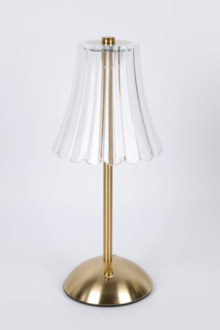 Crystal LED USB Lamp – Gold