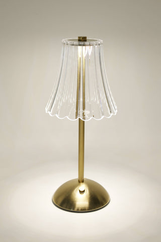 Crystal LED USB Lamp – Gold