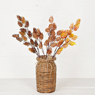 Milk Bucket Willow Basket | Brown