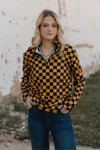 Pep Rally Pullover - Gold