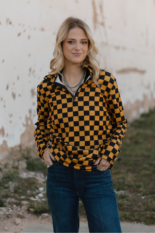 Pep Rally Pullover - Gold