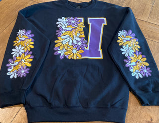 Vikings Floral Sweatshirt