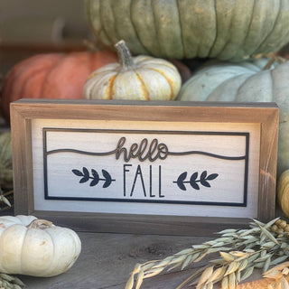 Fall/Halloween Wooden Laser Frame (Reversible)