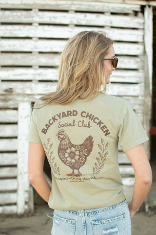 Backyard Chicken Social Club Graphic Tee