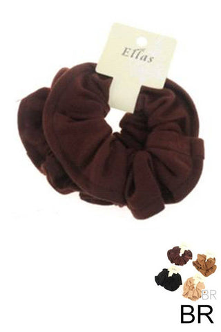 2 Piece Solid Ponytail Holders