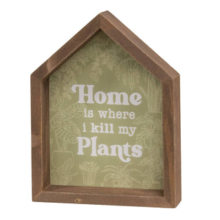 Plant House  Shaped Box Signs