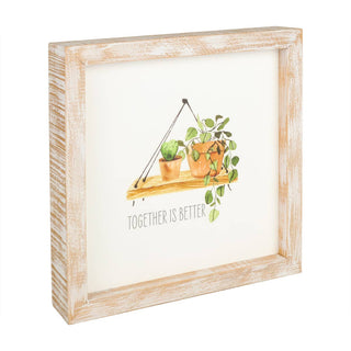 Together Better Framed Sign