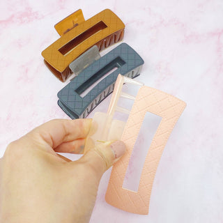 Quilted Hair Claw Clip