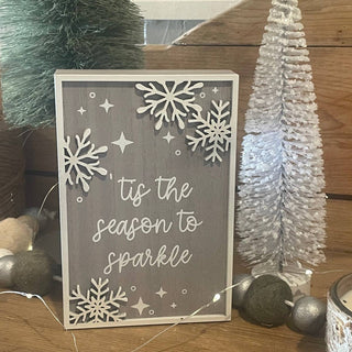 Sparkle Laser Christmas Block