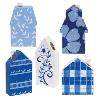 Indigo Bloom House Bud Vases