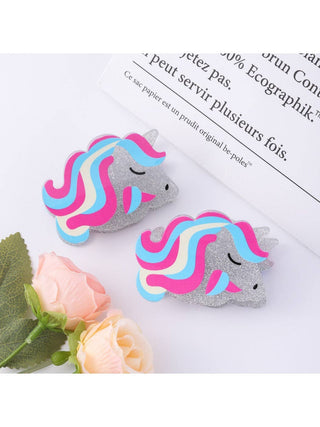 Unicorn Shaped Hair Claw Clip