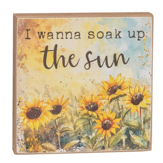 You Are My Sunshine Watercolor Block - Assorted