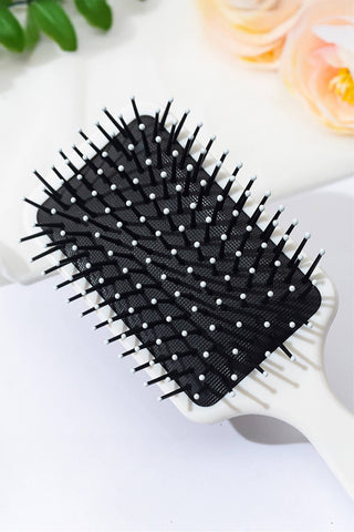 Checkered Pattern Paddle Brush