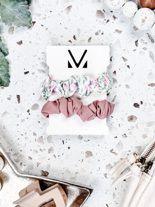 Floral Scrunchies