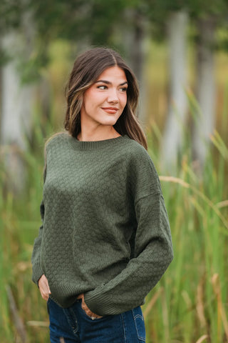 Olive Pullover Sweater