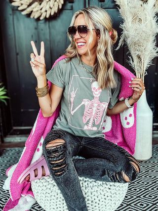 Peace Skelly Tee