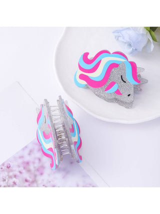 Unicorn Shaped Hair Claw Clip