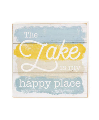Lake Box Sign, Assorted