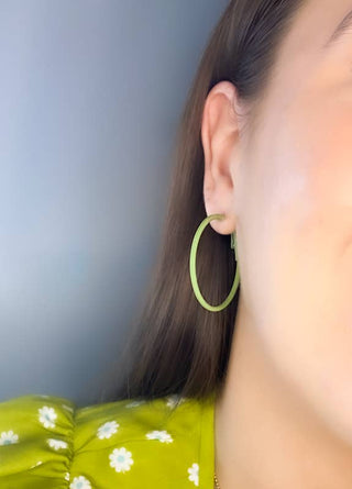 Candy Pop Hoop Earrings
