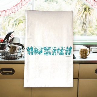Vintage Scene Dish Towels